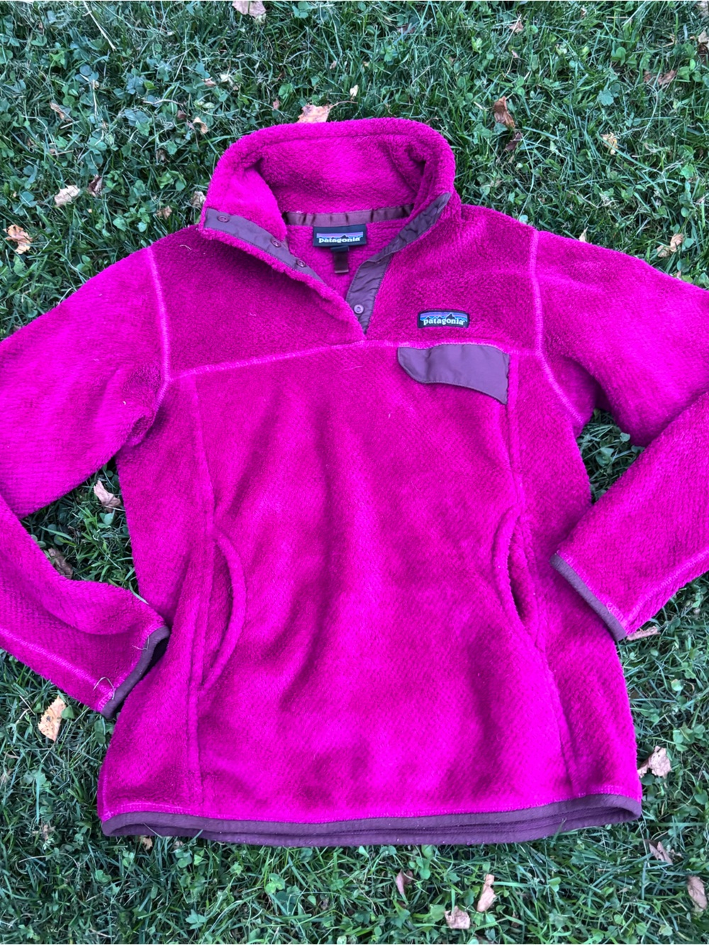 Patagonia Bright Magenta Fleece Pullover